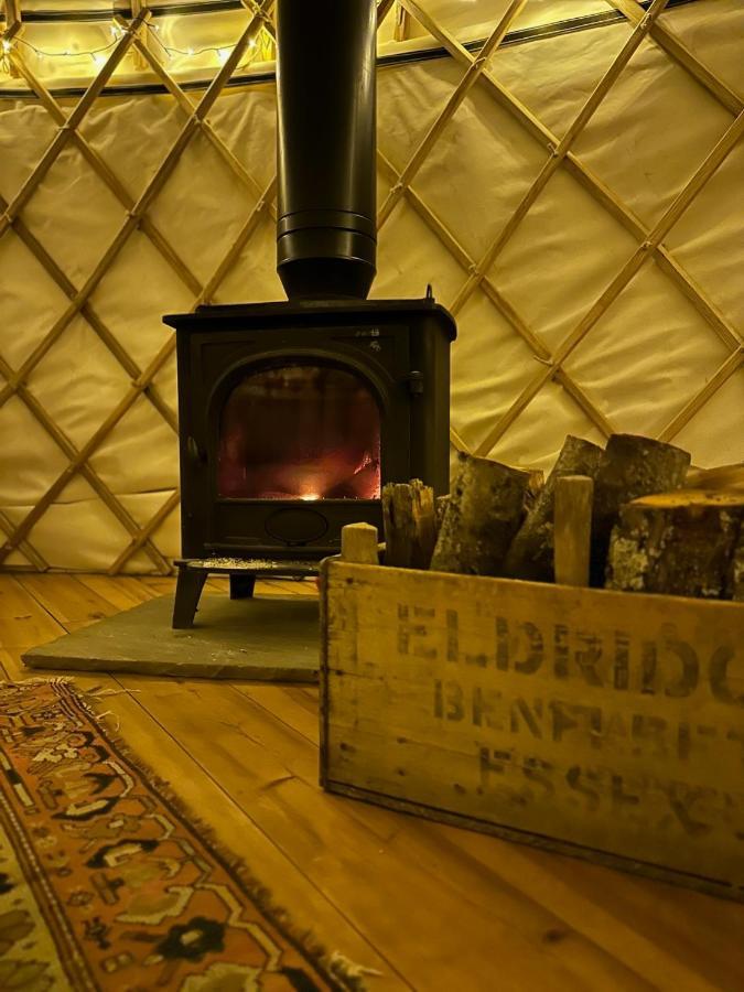 Bracken Yurt At Walnut Farm Glamping Hotel Netherbury Exterior foto
